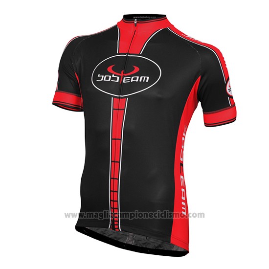 2016 Abbigliamento Ciclismo Bobteam Nero Manica Corta e Salopette