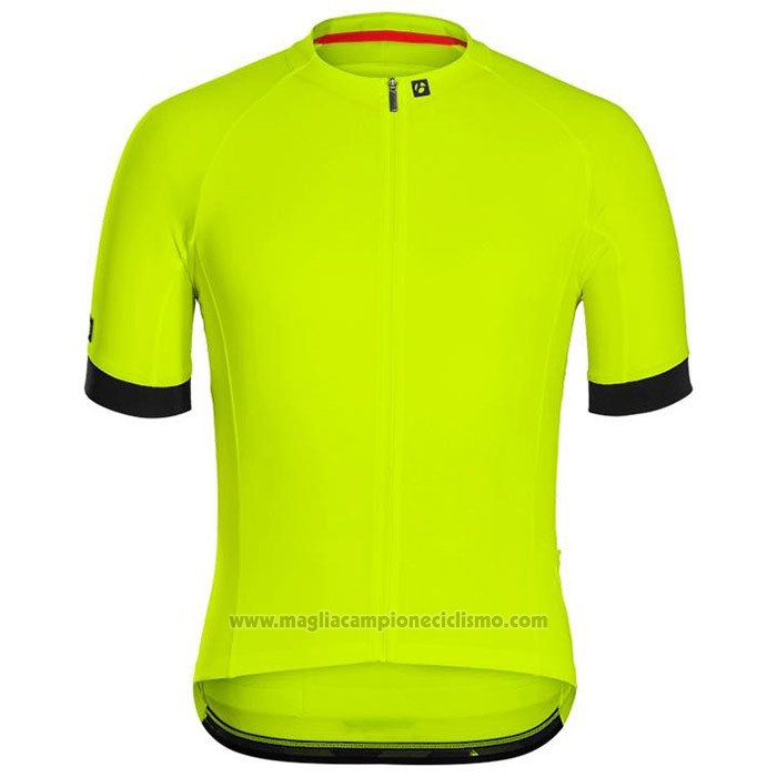 2020 Abbigliamento Ciclismo Bontrage Giallo Manica Corta e Salopette