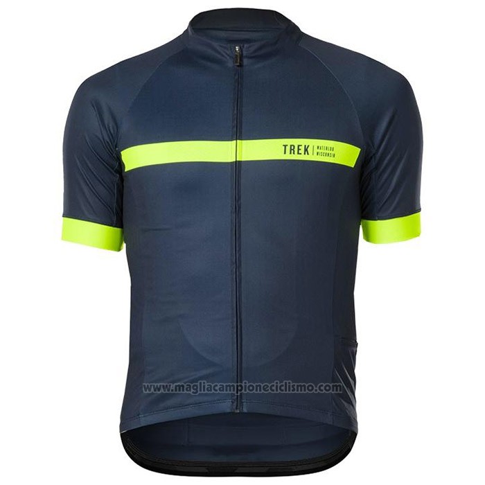 2020 Abbigliamento Ciclismo Bontrage Giallo Scuro Blu Manica Corta e Salopette