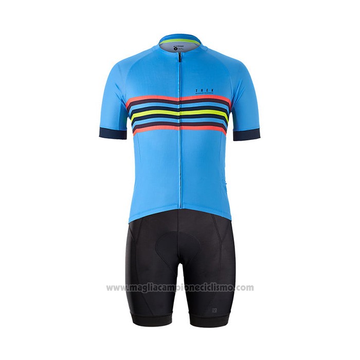 2021 Abbigliamento Ciclismo Bontrager Blu Manica Corta e Salopette