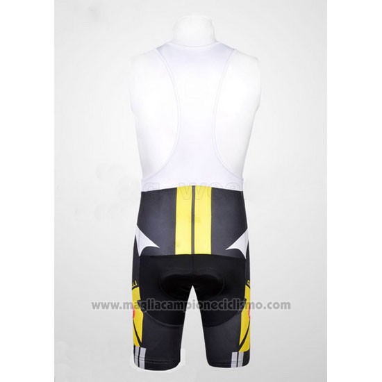 2011 Abbigliamento Ciclismo Castelli Giallo e Nero Manica Corta e Salopette