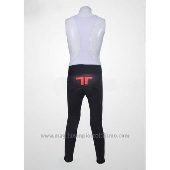 2011 Abbigliamento Ciclismo Castelli Grigio e Arancione Manica Lunga e Salopette