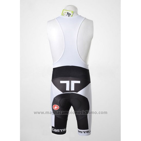 2011 Abbigliamento Ciclismo Castelli Nero Manica Corta e Salopette
