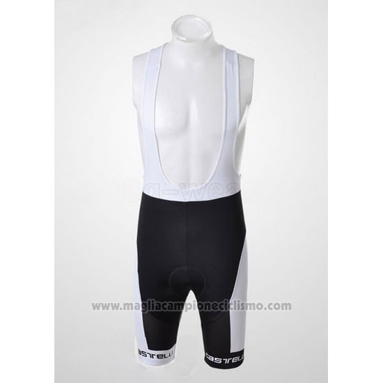 2011 Abbigliamento Ciclismo Castelli Nero Manica Corta e Salopette