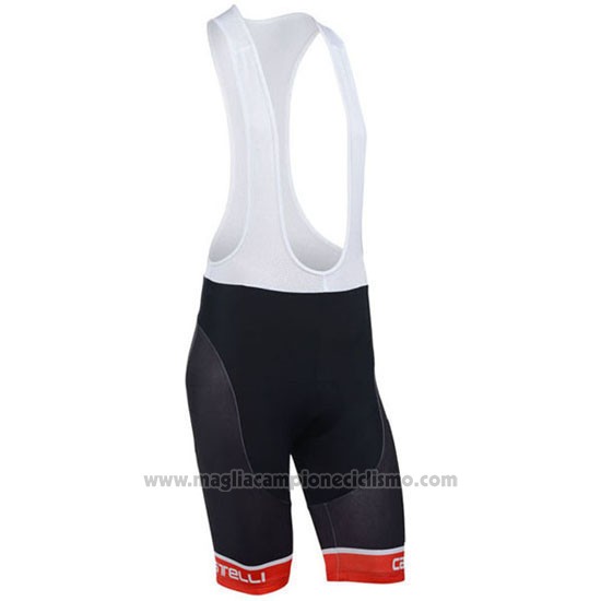 2013 Abbigliamento Ciclismo Castelli Nero Manica Corta e Salopette