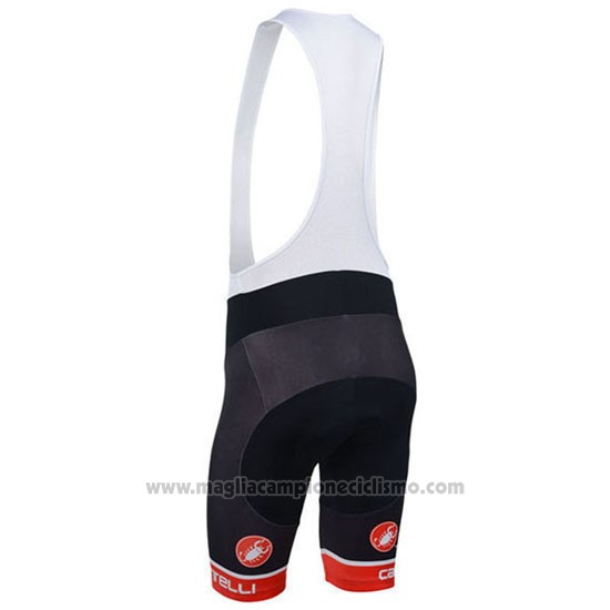 2013 Abbigliamento Ciclismo Castelli Nero Manica Corta e Salopette