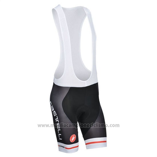 2014 Abbigliamento Ciclismo Castelli Blu e Nero Manica Corta e Salopette