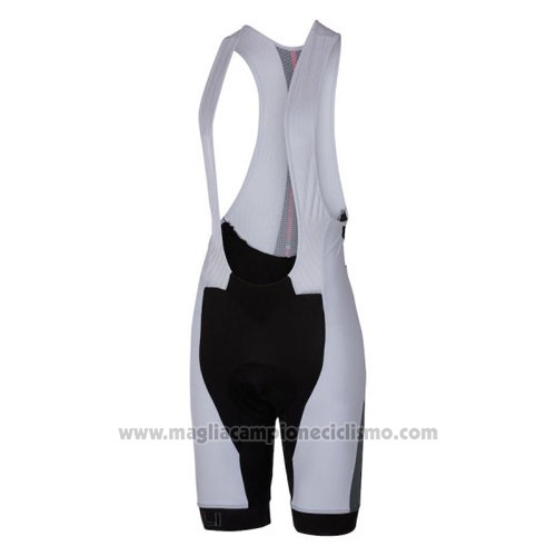 2016 Abbigliamento Ciclismo Castelli Bianco e Rosso Manica Corta e Salopette