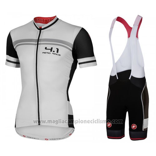 2016 Abbigliamento Ciclismo Castelli Crema Manica Corta e Salopette