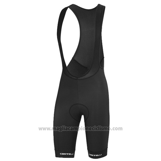 2016 Abbigliamento Ciclismo Castelli Rosso e Nero Manica Corta e Salopette
