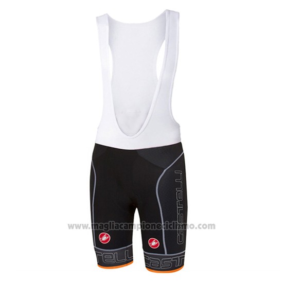 2017 Abbigliamento Ciclismo Castelli Arancione Manica Corta e Salopette
