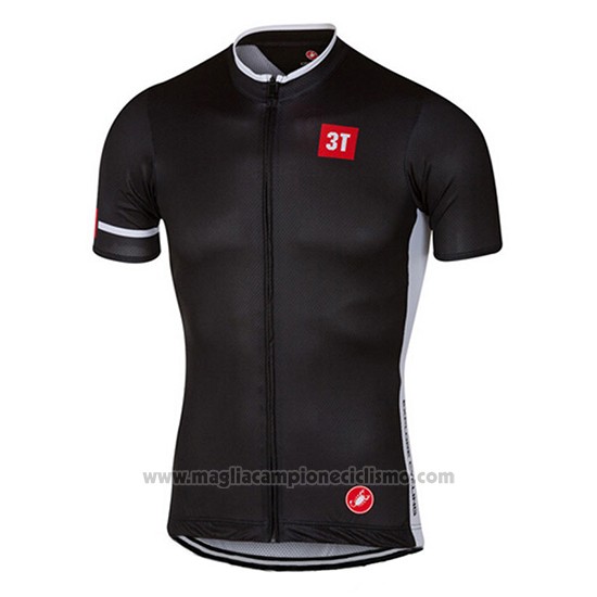 2017 Abbigliamento Ciclismo Castelli Scuro Nero Manica Corta e Salopette