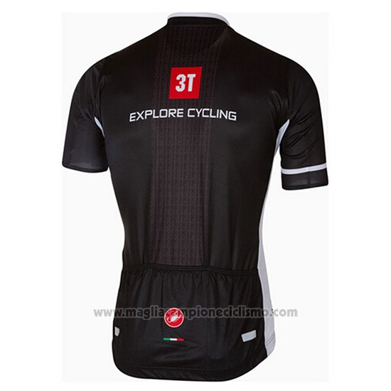 2017 Abbigliamento Ciclismo Castelli Scuro Nero Manica Corta e Salopette
