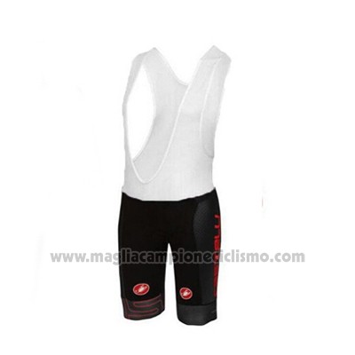 2017 Abbigliamento Ciclismo Castelli Verde e Nero Manica Corta e Salopette