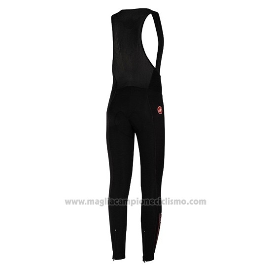 2019 Abbigliamento Ciclismo Castelli Puro 3 Verde Nero Manica Lunga e Salopette
