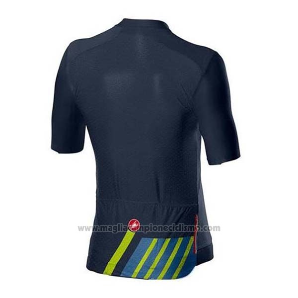 2020 Abbigliamento Ciclismo Castelli Nero Verde Manica Corta e Salopette