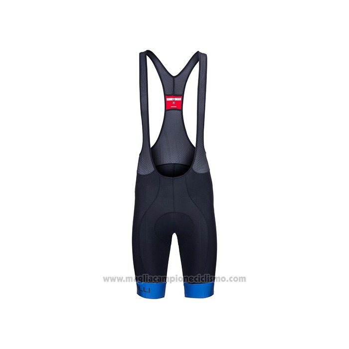 2021 Abbigliamento Ciclismo Castelli Blu Manica Corta e Salopette