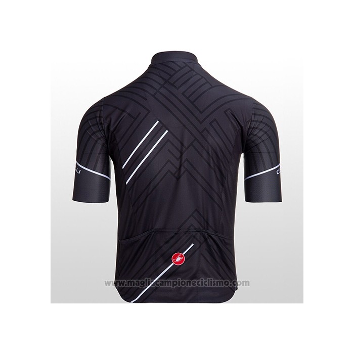 2021 Abbigliamento Ciclismo Castelli Nero Bianco Manica Corta e Salopette