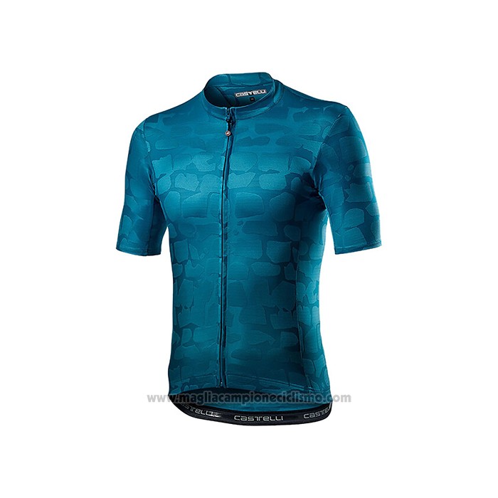 2021 Abbigliamento Ciclismo Castelli Scuro Blu Manica Corta e Salopette