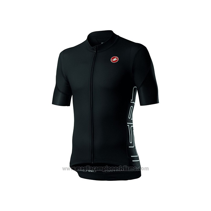 2021 Abbigliamento Ciclismo Castelli Scuro Nero Manica Corta e Salopette