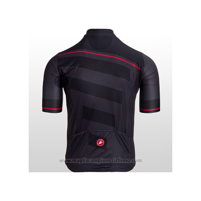 2021 Abbigliamento Ciclismo Castelli Spento Nero Manica Corta e Salopette