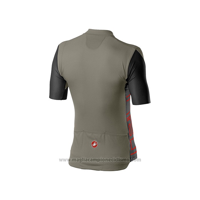 2021 Abbigliamento Ciclismo Castelli Spento Verde Manica Corta e Salopette