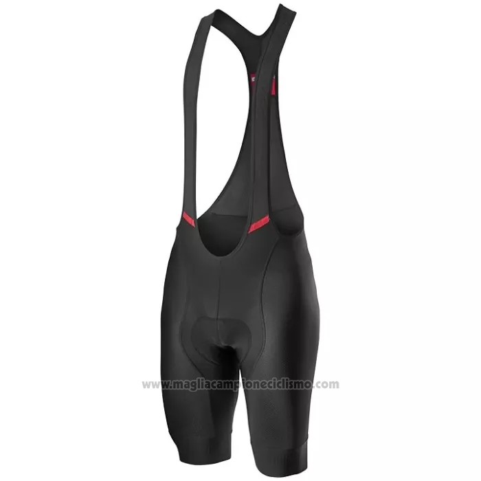 2022 Abbigliamento Ciclismo Castelli Scuro Grigio Manica Corta e Salopette