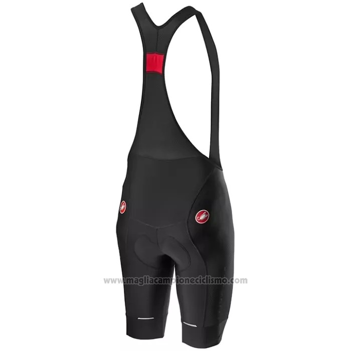 2022 Abbigliamento Ciclismo Castelli Scuro Grigio Manica Corta e Salopette