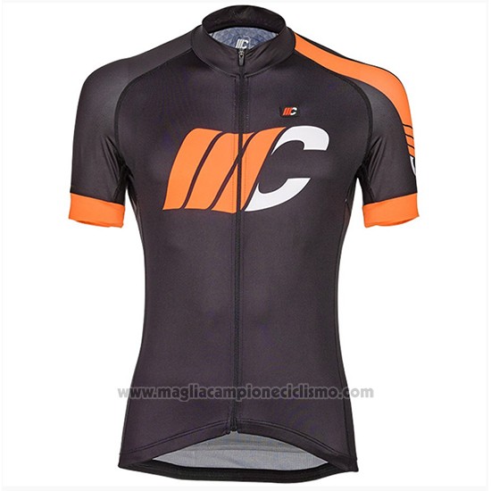 2018 Abbigliamento Ciclismo Cipollini Easy Nero e Arancione Manica Corta e Salopette