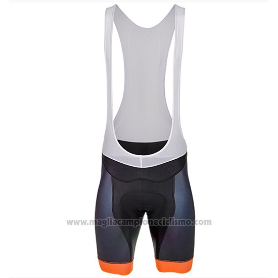 2018 Abbigliamento Ciclismo Cipollini Easy Nero e Arancione Manica Corta e Salopette