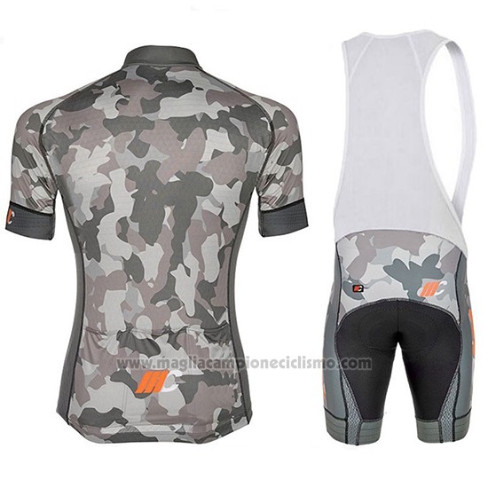 2018 Abbigliamento Ciclismo Cipollini Prestig Camo Camuffamento Arancione Manica Corta e Salopette
