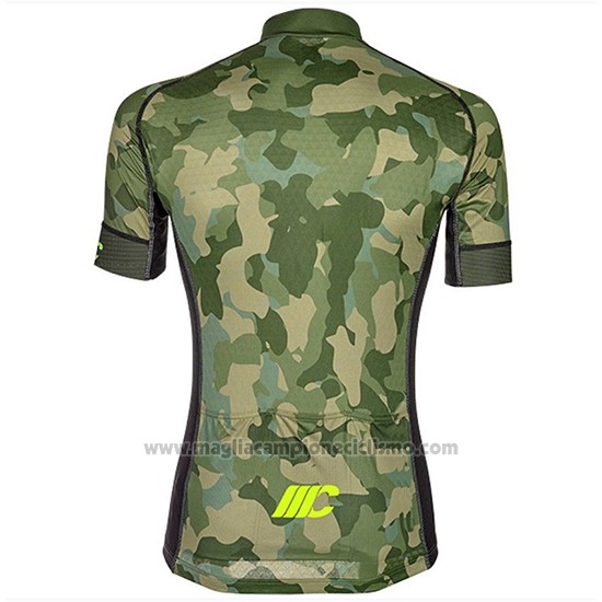 2018 Abbigliamento Ciclismo Cipollini Prestig Camo Camuffamento Verde Manica Corta e Salopette