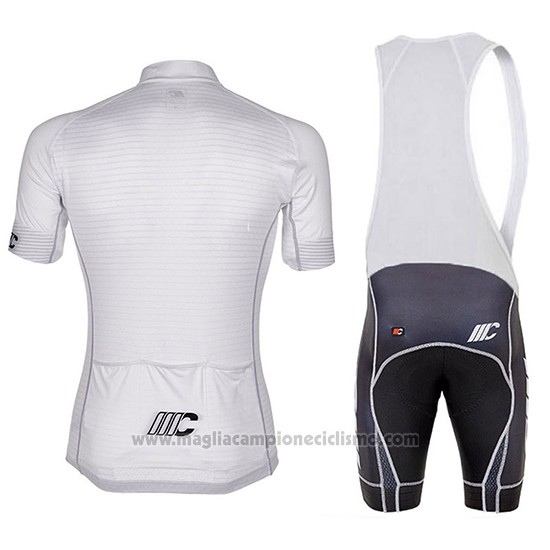 2018 Abbigliamento Ciclismo Cipollini Shading Bianco Manica Corta e Salopette