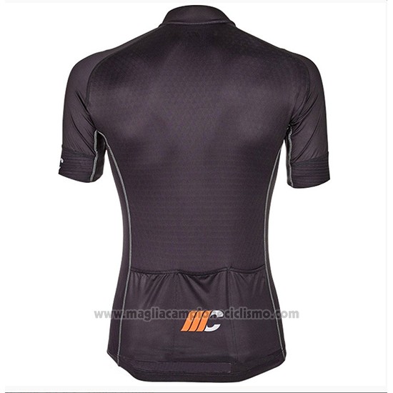 2018 Abbigliamento Ciclismo Cipollini Shading Bianco Nero e Arancione Manica Corta e Salopette