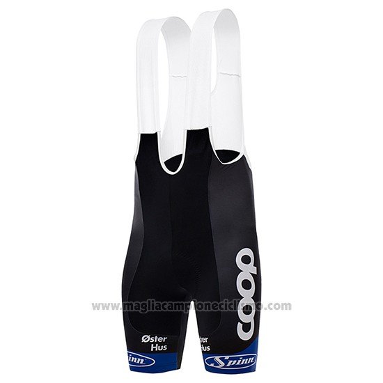 2017 Abbigliamento Ciclismo Coop Bianco Manica Corta e Salopette
