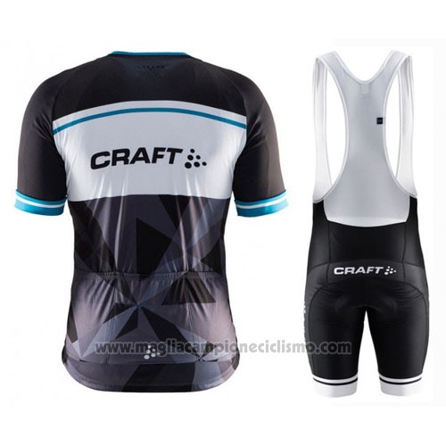 2016 Abbigliamento Ciclismo Craft Blu e Nero Manica Corta e Salopette