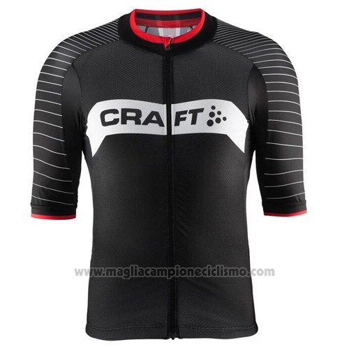 2016 Abbigliamento Ciclismo Craft Nero e Bianco Manica Corta e Salopette