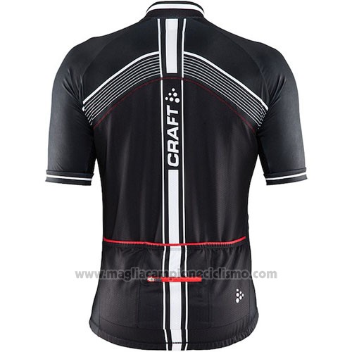 2016 Abbigliamento Ciclismo Craft Rosso e Nero Manica Corta e Salopette