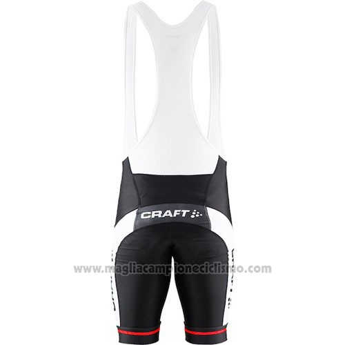 2016 Abbigliamento Ciclismo Craft Rosso e Nero Manica Corta e Salopette