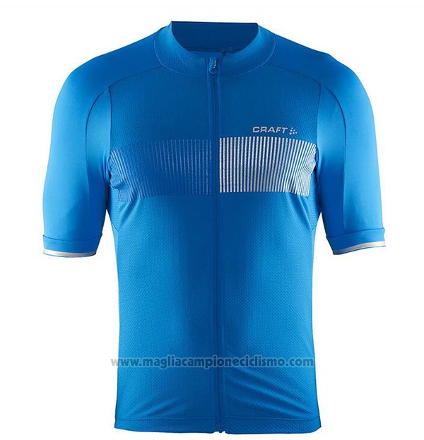 2017 Abbigliamento Ciclismo Craft Blu Manica Corta e Salopette