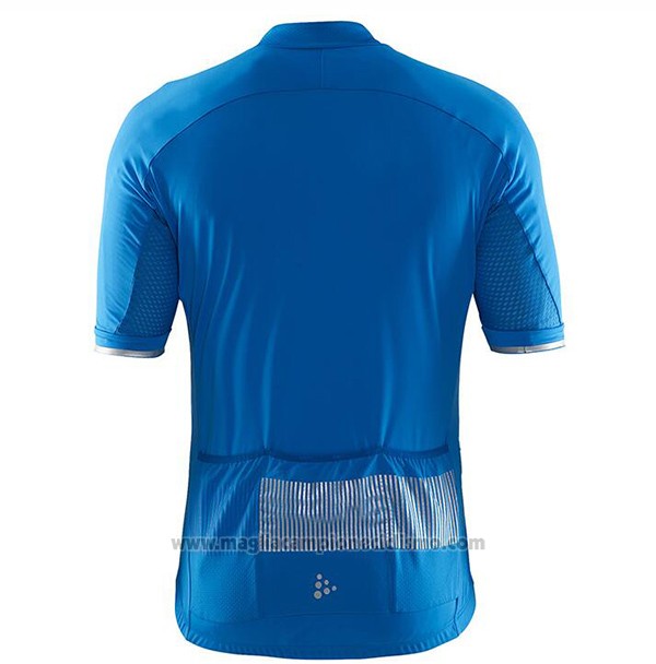 2017 Abbigliamento Ciclismo Craft Blu Manica Corta e Salopette