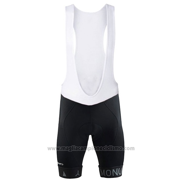 2017 Abbigliamento Ciclismo Craft Monuments Grigio Manica Corta e Salopette
