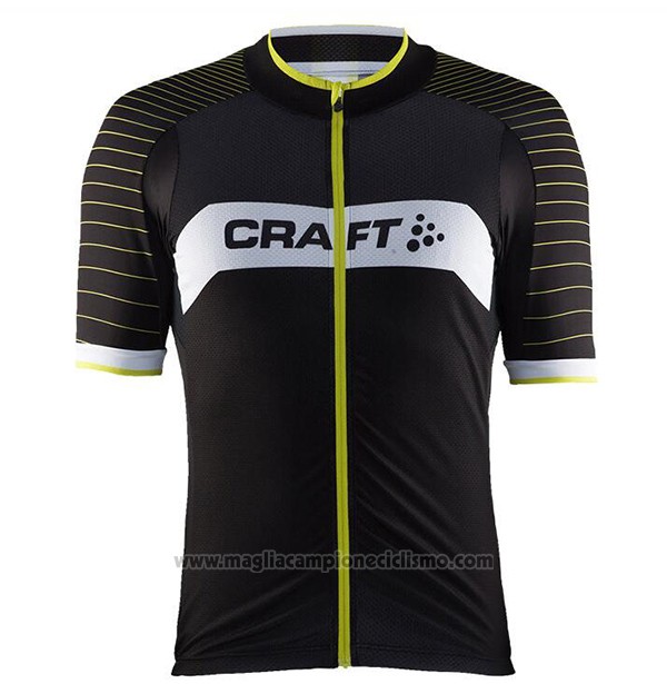 2017 Abbigliamento Ciclismo Craft Nero Manica Corta e Salopette