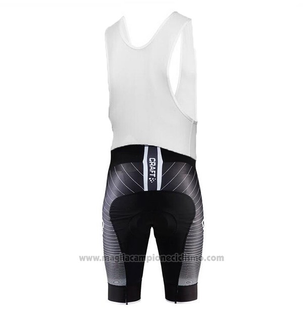 2017 Abbigliamento Ciclismo Craft Nero Manica Corta e Salopette