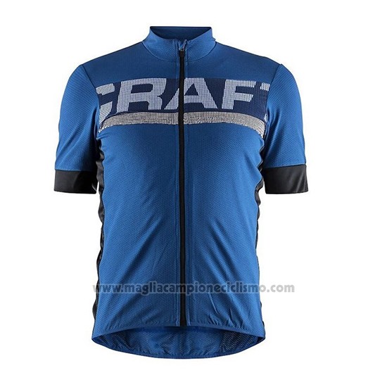 2018 Abbigliamento Ciclismo Craft Blu Manica Corta e Salopette