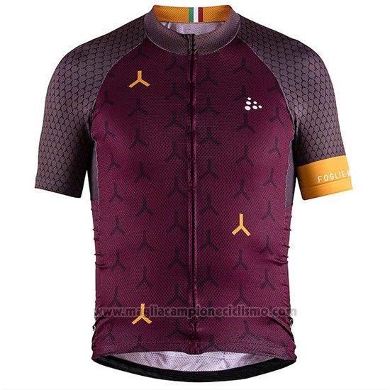 2018 Abbigliamento Ciclismo Craft Monument Spento Rosso Manica Corta e Salopette