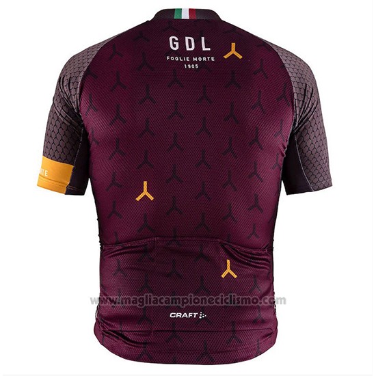 2018 Abbigliamento Ciclismo Craft Monument Spento Rosso Manica Corta e Salopette