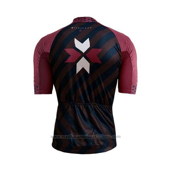 2020 Abbigliamento Ciclismo Craft Spento Blu Rosso Manica Corta e Salopette