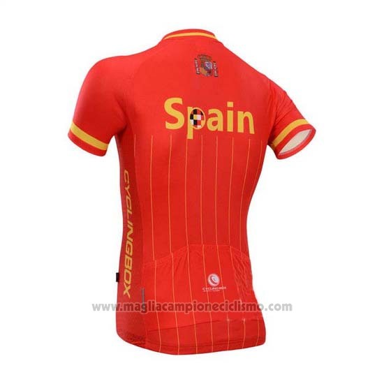 2014 Abbigliamento Ciclismo Fox Cyclingbox Rosso Manica Corta e Salopette