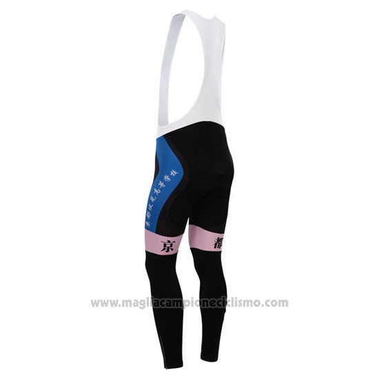 2014 Abbigliamento Ciclismo Fox Cyclingbox Rosso e Viola Manica Lunga e Salopette